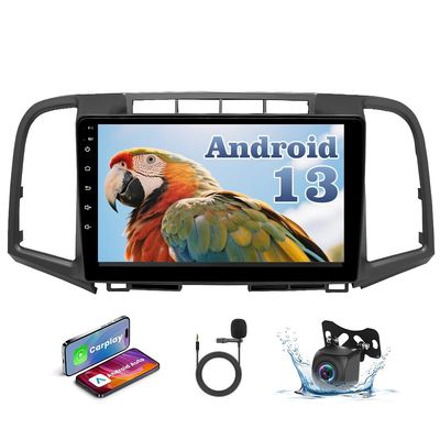 4+64G Car Stereo Fit for Toyota Venza 2008-2016 Touchscreen 9" Supports Wireless Carplay Android Auto Android 13, Double Din Car Radio Receiver FM WiFi GPS SWC Bluetooth Backup Camera