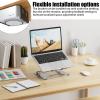 Laptop Under Desk Mount - Computer Storage Bracket, Quick Access Side Desk Organizer | PC Tablet Keyboard Storage Mount Holder, Computer Storage Stand for Work Study, Laptop Display Bracket Supplies view 3