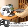 Laptop Under Desk Mount - Computer Storage Bracket, Quick Access Side Desk Organizer | PC Tablet Keyboard Storage Mount Holder, Computer Storage Stand for Work Study, Laptop Display Bracket Supplies view 4