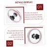 CAXUSD 1pc Record Label Saver Clamp with Transparent Design Vinyl Record Protector for Easy Cleaning and Maintenance for Preserving Your Valuable Discs view 3