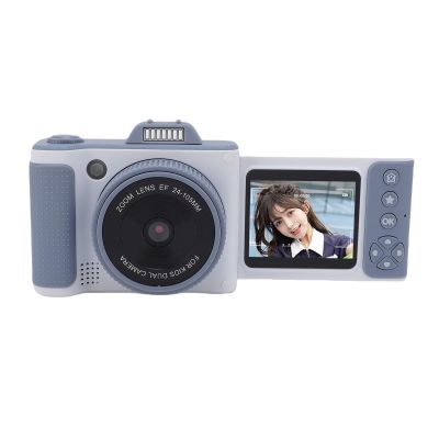 66MP 2.5K Digital Camera with 180 Flip Screen & 16x Zoom, Selfie Camera with LED Fill Light for Vlogging, and Low Light Photography (32G Memory Card)