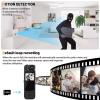 CHICHIYANG Mini Body Camera with 180 Rotating Lens Action Detection HD Infrared Night Vision 128GB TF Card Storage 1080P Recorder view 4