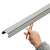 Floor Cable Raceway Cord Cover Hider Channel Self-adhesive Black Gold Silver, 1m/1.5m Wire Protector Cover Hard Electric Tube Concealer, Home Office Study Bedroom(C,W 2.4CM/0.9INCH L 1M/39INCH) view 1