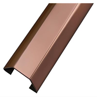 HQLBD Stainless Steel Cable Raceway Cord Cover, Self Adhesive Waterproof Floor Cable Cover Cord Management for Home/Office(Rose Gold,9m/900cm/29.5ft)