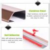 HQLBD Stainless Steel Cable Raceway Cord Cover, Self Adhesive Waterproof Floor Cable Cover Cord Management for Home/Office(Rose Gold,9m/900cm/29.5ft) view 4
