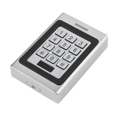 IP67 Security Access Control Keypad with Strong Zinc Alloy Electroplated Anti Case and Luminous Keyboard, Door Access Stand Alone Keypad Support Proximity Card