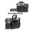 Aluminum Alloy Camera Cage with 1/4in 3/8in Screw Holes, Quick Release Plate, Cold Shoe Mount, for 200D, for 200DII Camera,Supports Effortless Transitions Between Devices view 4