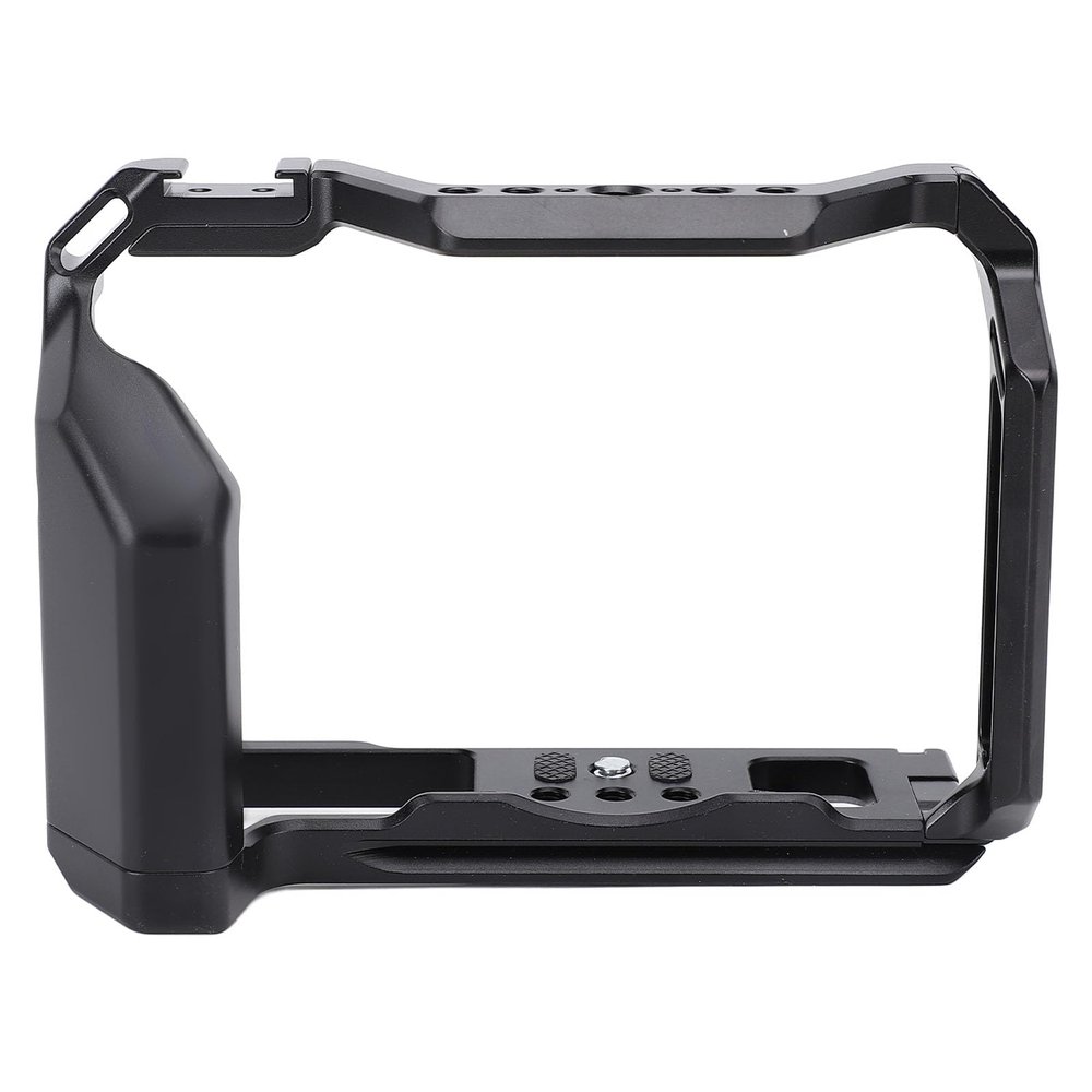 Camera Full Cage,Aluminum Alloy Video Camera Cage for with Cold Shoe Mount,Equipped with 3/8 inch and 1/4 inch Screw Holes,Camera Cage for