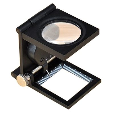 Microscope Accessories Kit 10X LED Folding Cloth Magnifier Illuminated Metal Repair Loupe Stand Magnifying Glass Microscope Slides