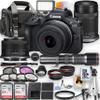 Canon EOS R100 Mirrorless Camera with 18-45 Lens + 55-210mm Lens + 128 GB Memory + Pro Series 0.43x Af Wideangle Lens + Pro Series 2.2X Af Telephoto Lens + More (32 pc Bundle) (Renewed) view 1