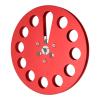Fydun 1/4 7 Inch Take Up Reel, 1 4 Takeup Universal 11 Holes, Empty Tape Easy Installation Cord Reels for Recording Red Aluminum Alloy High Nce Hole (Red) view 4