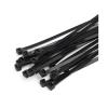 100 PCS Self-locking Plastic Nylon Tie Black Fastening Strap Cable-Tie-Set Cable Zip Tie Fastening R~ng Zip Wraps Strap Tie(4x200(black) 100pcs) view 3