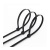 100 PCS Self-locking Plastic Nylon Tie Black Fastening Strap Cable-Tie-Set Cable Zip Tie Fastening R~ng Zip Wraps Strap Tie(4x200(black) 100pcs) view 4