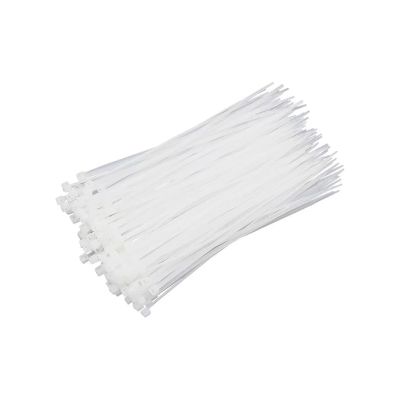 100pcs Self-Locked Nylon Cable Tie Black Plastic Wire Zip Ties Sets Fixed Binding Electric Wire Wrap Tie 2.5x100 2.5x200 2.8x300(3.6x150mm)