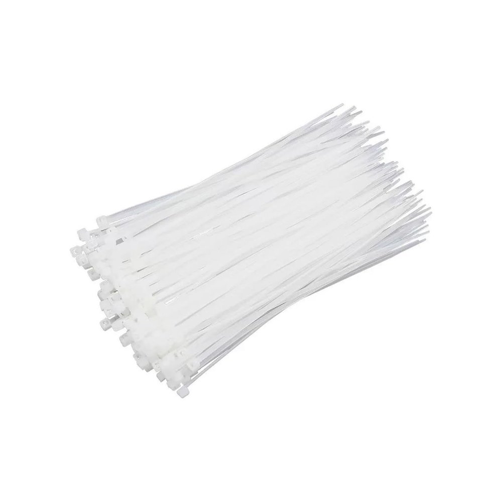100pcs Self-Locked Nylon Cable Tie Black Plastic Wire Zip Ties Sets Fixed Binding Electric Wire Wrap Tie 2.5x100 2.5x200 2.8x300(3.6x150mm)