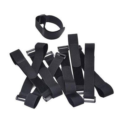 10 Pcs Reusable Fastening Cable Straps Cable Ties MultiPurpose Hook And Loop Cord Ties, Cable Management Cord Organizer Tidy(20x200mm)