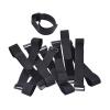 10 Pcs Reusable Fastening Cable Straps Cable Ties MultiPurpose Hook And Loop Cord Ties, Cable Management Cord Organizer Tidy(20x200mm) view 1