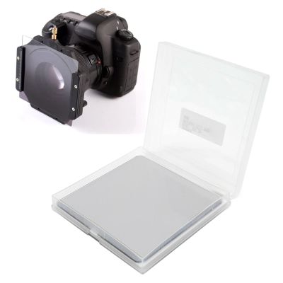 100X100mm ND Filter, ND1000 Square Filter Ultra Slim HD 28 Multi Layer Coatings Neutral Density Import AGC Optical Glass with Filter Bag, for Photography 2mm Thickness (ND2)