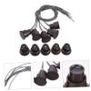 ABOOFAN 2sets Window Sensors Magnetic Reed Black for Security Alarm Door Alarm Window Easy Install 5pcs*2 view 2
