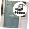 ABOOFAN 2sets Window Sensors Magnetic Reed Black for Security Alarm Door Alarm Window Easy Install 5pcs*2 view 3