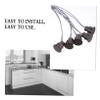 ABOOFAN 2sets Window Sensors Magnetic Reed Black for Security Alarm Door Alarm Window Easy Install 5pcs*2 view 4