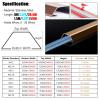 Cord/ Cable Concealer for Hide Tv Cords, Black 1 2 3 4 Pieces Wire Cable Hiders for Wall Paintable/ Floor Trunking for Electric Cables Protect Conduit, Wide 100mm 70mm 30mm 20mm(1 pc,W 38MM L 1M/39IN) view 3