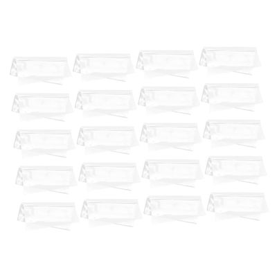COOPHYA 20pcs Transparent Adhesive Vinyl Record Sleeves Self-Adhesive Outer Sleeves for Vinyl Record OPP Storage Bags and Easy to Use