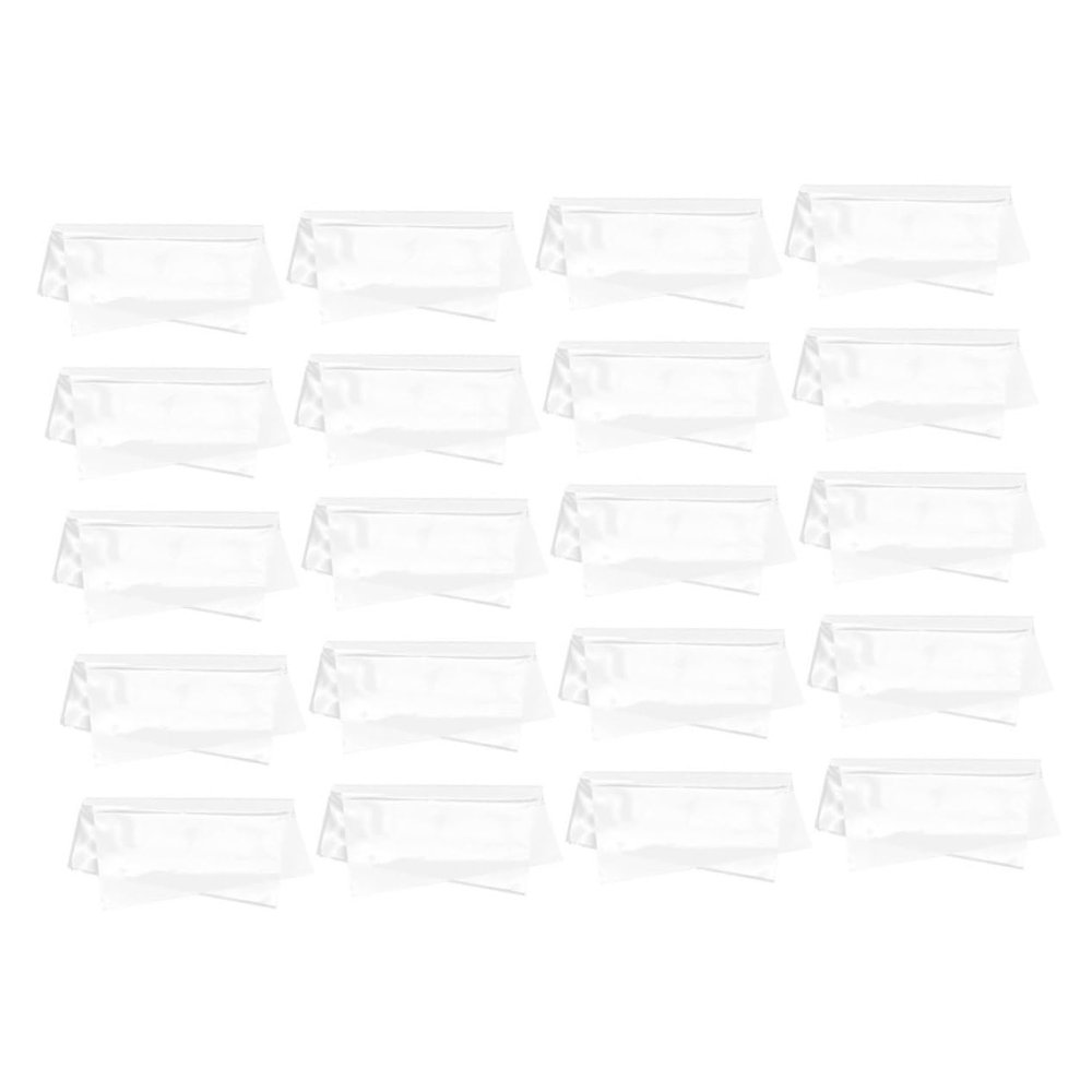COOPHYA 20pcs Transparent Adhesive Vinyl Record Sleeves Self-Adhesive Outer Sleeves for Vinyl Record OPP Storage Bags and Easy to Use