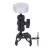Adjustable Clamp Mount for Mini Satellite Dish - RV Ladder Mount with Dual Ball Head for Trailers, Yachts, and Rooftops - CNC Aluminum Alloy, Portable & Multifunctional view 1