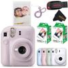 Fujifilm Instax Mini 12 Instant Camera Lilac Purple with Sandisk 32 GB USB Flash Drive + 40 Sheets Fujifilm Instax Mini Film Bundle, Sunshine Photo Microfiber Cleaning Cloth Included view 1
