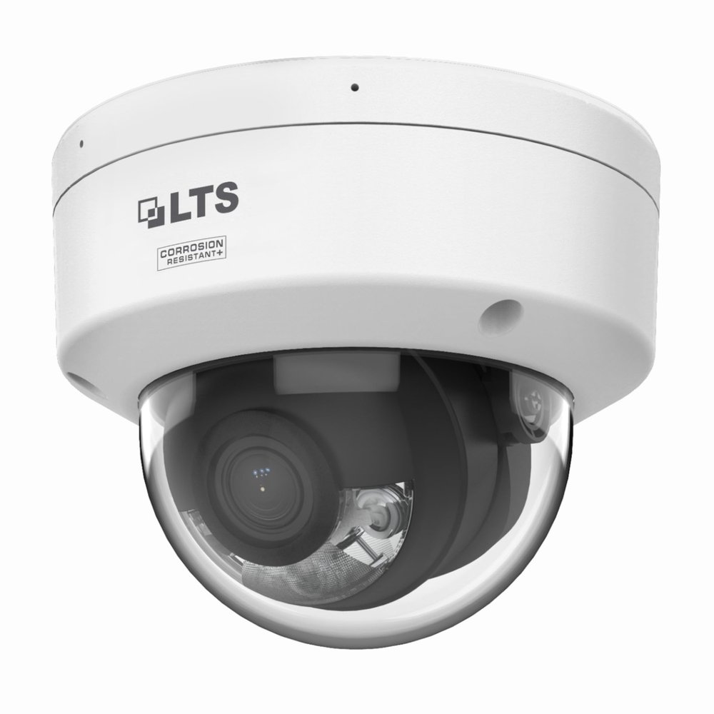 LTS CMIP7CD82WI-28AISP 8MP Dome IP Camera, 2.8mm Lens, 24/7 Color, Hybrid Light, AI Human Vehicle Detection, Built-in Mic/Speaker, 1/1.8" CMOS