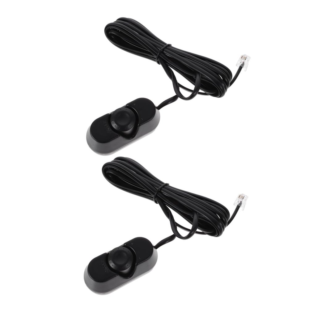 Healifty 2pcs Volume Control Knob for Car Amplifier Subwoofer Volume Controller Remote Adjuster Car Amplifiers Automotive Accessory
