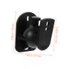 CONGARTENO 6sets Surround Sound Wall Mount Bracket for Speakers Material for Home Office Kitchen and More Sleek Black Design view 2