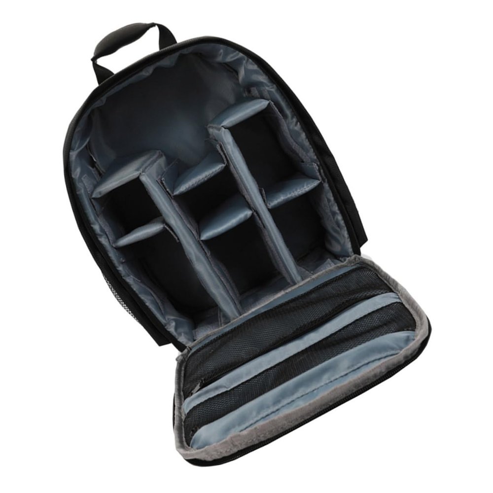 Happyyami Waterproof Camera Backpack Outdoor Side Pockets Camera Carrying Case Organizer Shockproof Sponge