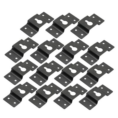 QUMIIRITY 15pcs Hanging Speaker Bracket Surround Sound Box Hook Audio Speaker Hangers Wall Hangers
