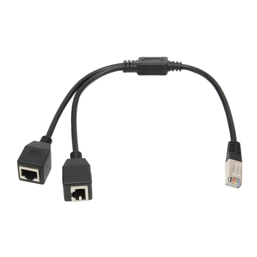 Ethernet Anti Interference Splinter Cable for The Modem of The Router, Splinter Cat5 RJ45 Cable with a More Stable Connection, Suitable for Surfing Movies in Internet Games