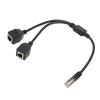 Ethernet Anti Interference Splinter Cable for The Modem of The Router, Splinter Cat5 RJ45 Cable with a More Stable Connection, Suitable for Surfing Movies in Internet Games view 4