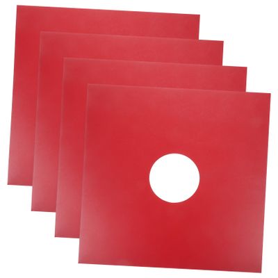 GLEAVI 4pcs Vinyl Record Outer Sleeves Protector for Premium Quality Cardboard Cover Safeguard Your Vinyl Collection and Scratches