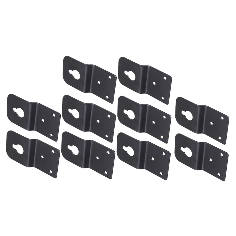 CONGARTENO 10pieces Hanging Brackets for Surround Sound Speakers Wall Mount Speakers Accessories Shaped Hooks