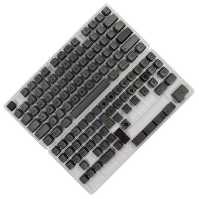 133Key Gray Mists XDA Height Keycaps PBTs Dye Sublimation Keycap for Mechanical Keyboards Game Keycaps Switches