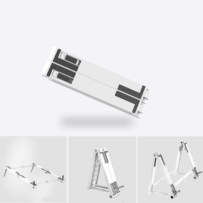 BoxWave Stand and Mount Compatible with Samsung Rex 80 S5222R - Pocket Aluminum Stand 3-in-1, Portable Multi Angle Viewing Riser - Metallic Silver