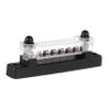 Mipcase 1pc Position Bus Bar Block with Cover for Automotive Rv and Motorcycle Flame Easy Wiring Configurations view 1