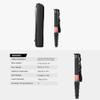 SUNWAYFOTO T1A20R + M3650C CF Monopod + Dolly, Heavy Duty Rolling Stand, Aluminum Alloy w Rubber Wheels view 3