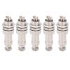 aqxreight 5Pcs Aviation Plug Connector M Fem Wire Panel Power Chassis Metal Fittings 5A GX12 450V2pin Ts, CNC Machine Etc Aviation PlugAviation ConnectorM Fem Wire Panel Power Chassis (6pin) view 3