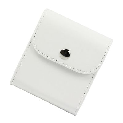Holibanna Pu Leather Photo Case for Square Portable Photography Storage Bag for Travel Outdoor Use Stylish Pu Leather Design