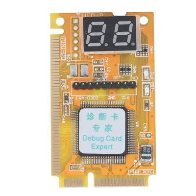 Mtlavishness Debug Card for Laptop and Computer Accessories Support USB Function and Multiple Bus Interfaces Ideal for Laptop Repairing Yellow Abs Material with Four Layer PCB