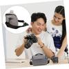 Angoily Portable Camera Bag Handheld or Shoulder Carry Gray Digital Camera Protective Case view 3