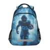 American Football Player Lightning Backpack 3rd 4th 5th Grade School Bookbags Travel Laptop Daypack Bag for Boys Girls view 1