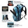 American Football Player Lightning Backpack 3rd 4th 5th Grade School Bookbags Travel Laptop Daypack Bag for Boys Girls view 4