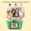 Yosoo Cute Kids Camera with Dual Cameras, Video Recording, 2.0 Inch Screen, for Kids Girls and Boys with Selfie Camera Case and Lanyard for Girls, Boys (Green) view 3